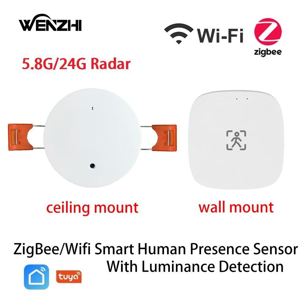 Smart Home Web - ZigBee Wifi 5.8/24G MmWave Radar Human