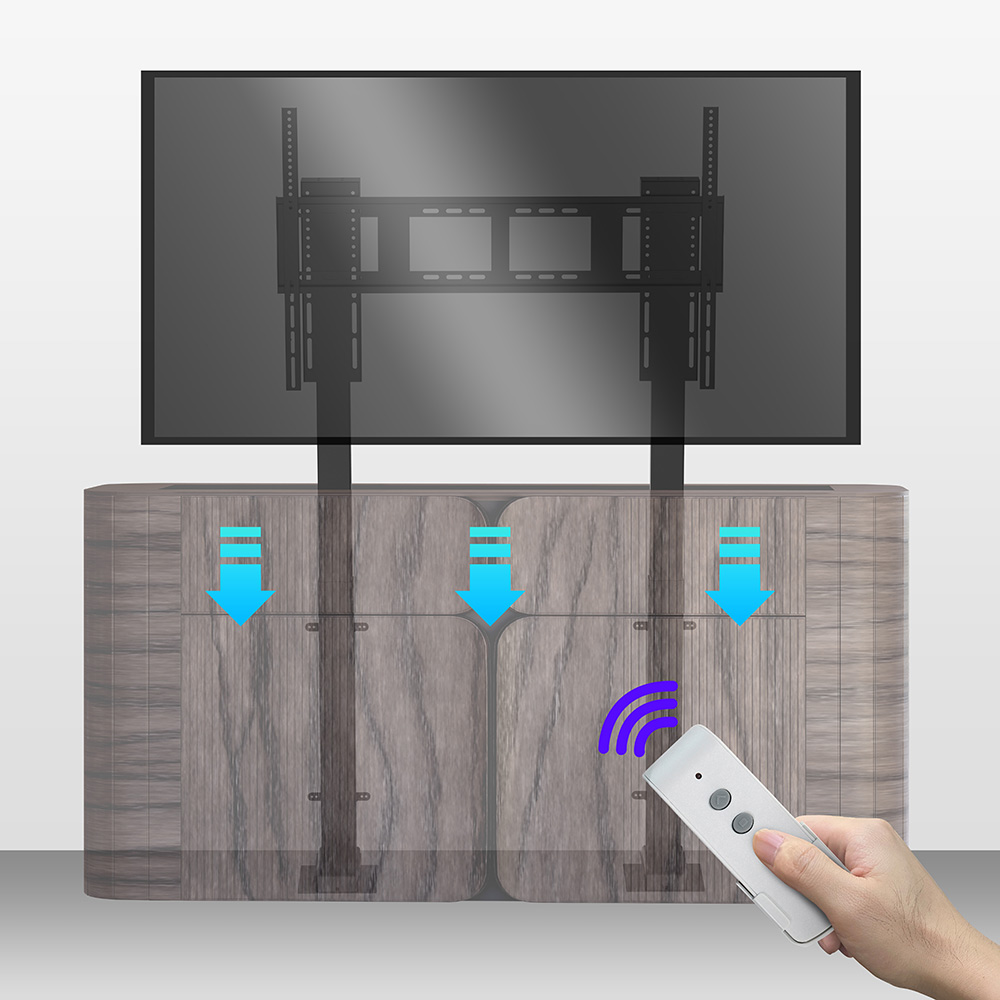 Smart Home Living Room - Motorized Mechanism Automatic System Living Room