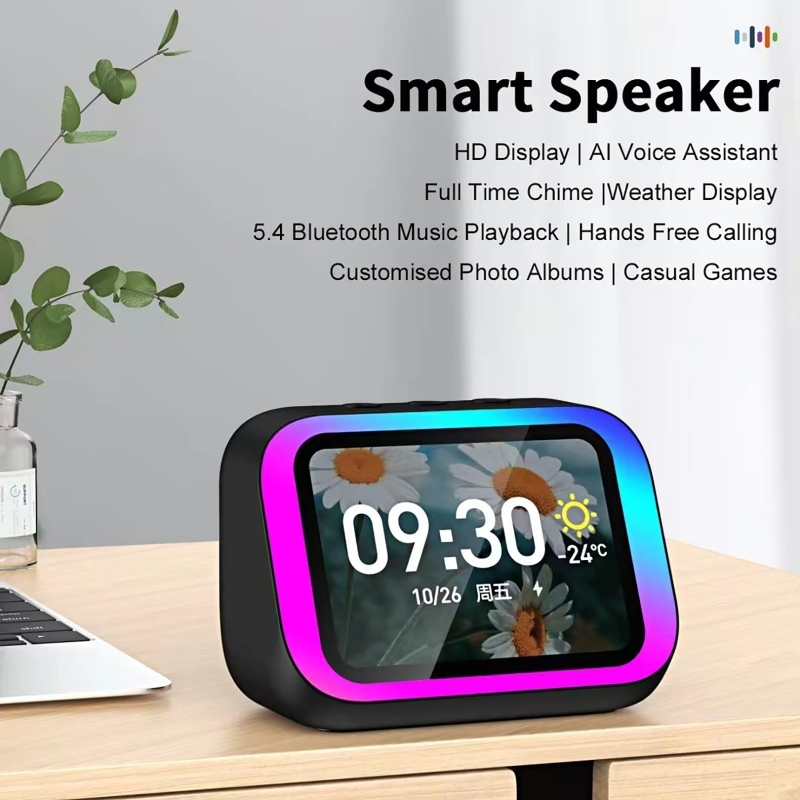 Smart Home Security - AI Voice Assistant Bluetooth Speaker With