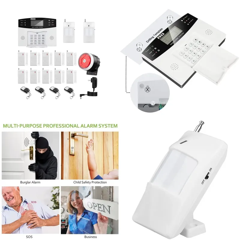 Smart Home Security - House Burglar Alarm Kit Auto Dial