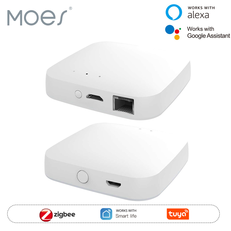 Smart Home Gira - MOES Tuya ZigBee3.0 Smart Hub, Wireless/Wired