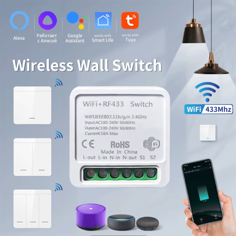 Smart Home Web - Tuya WiFi Smart Light Switch Smart
