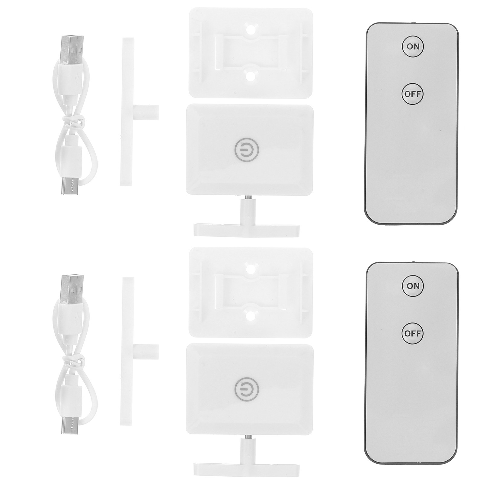 Smart Home Living Room - 2Sets Remote Control Switch Wireless Button