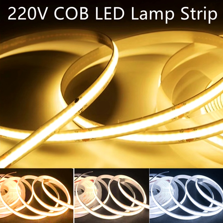 Smart Home Living Room - 1-5m COB LED Light Strip 220V