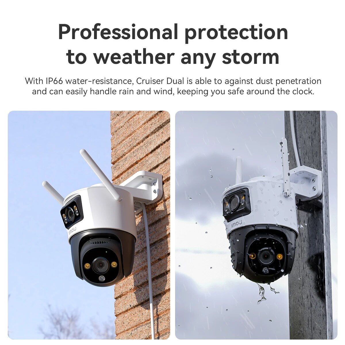 Smart Home Camera - IMOU Outdoor PT Security Camera -