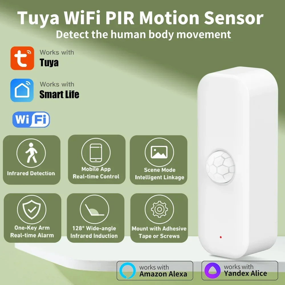 Smart Home Web - Tuya WiFI Motion Sensor PIR Smart