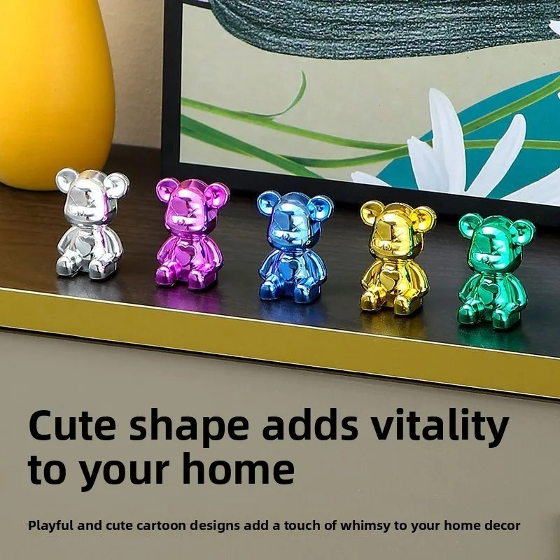 Smart Home Living Room - Luxury Electroplating Violent Bear Living Room