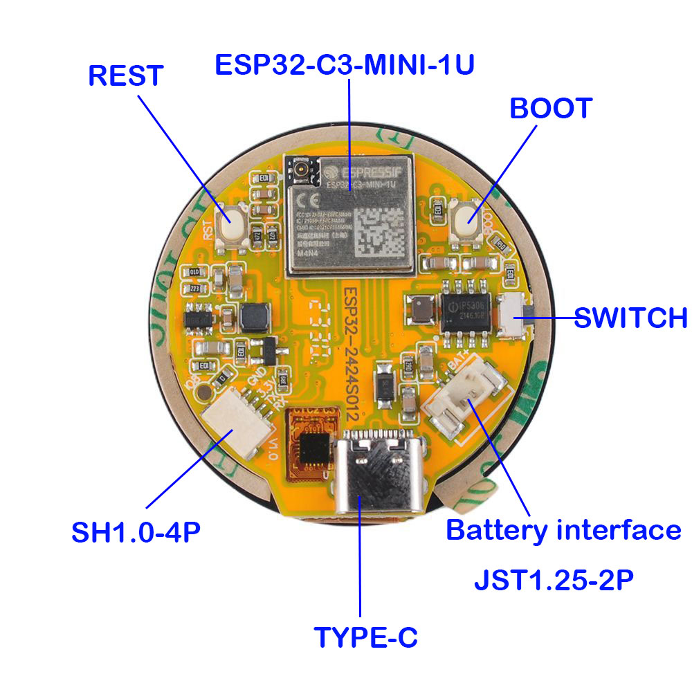 ESP32 Display 1.28 inch ESP32- - Smart Home Web ulasan dan harga