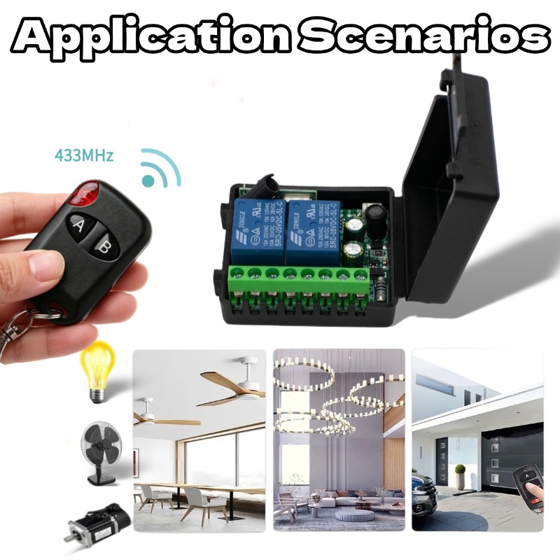 AC 110V 220V RF 433 Remote Con - Curtain Motor ulasan dan harga
