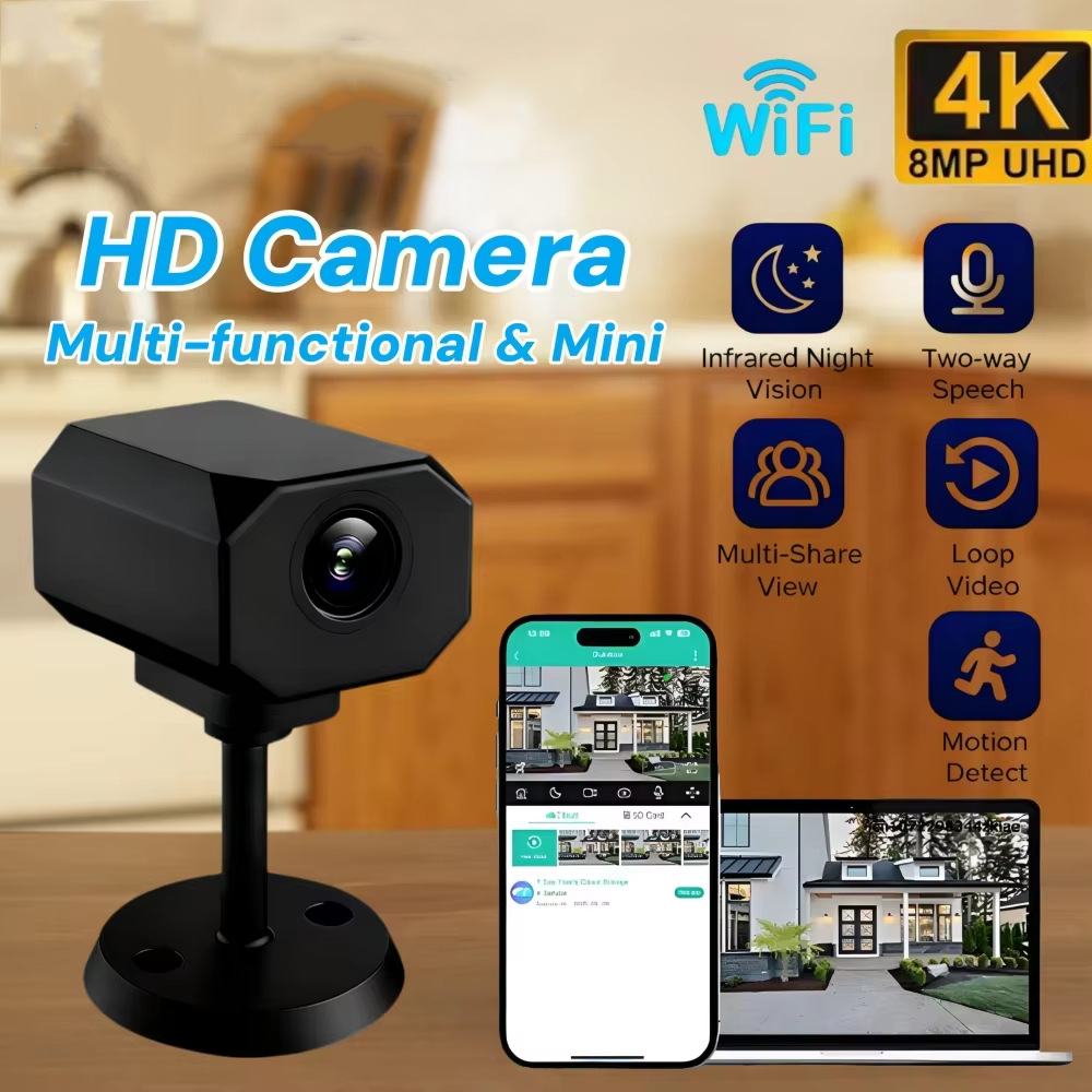 4K HD WiFi Security Camera for - Smart Home Camera ulasan dan harga