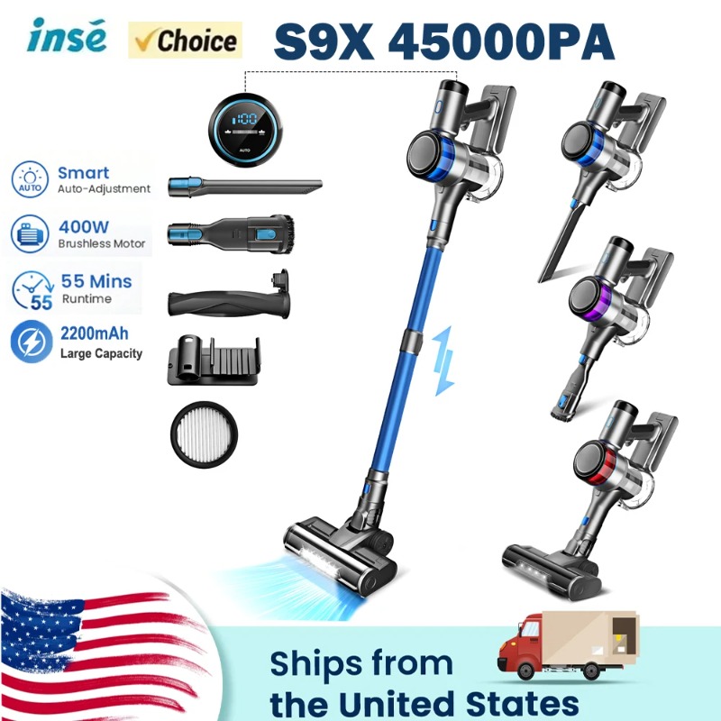 INSE S9X Cordless Vacuum Clean - Vacuum Cleaner Smart Home ulasan dan harga