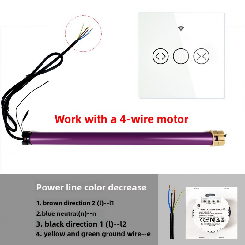 WiFi Curtain Switch - Tuya App - Curtain Motor ulasan dan harga