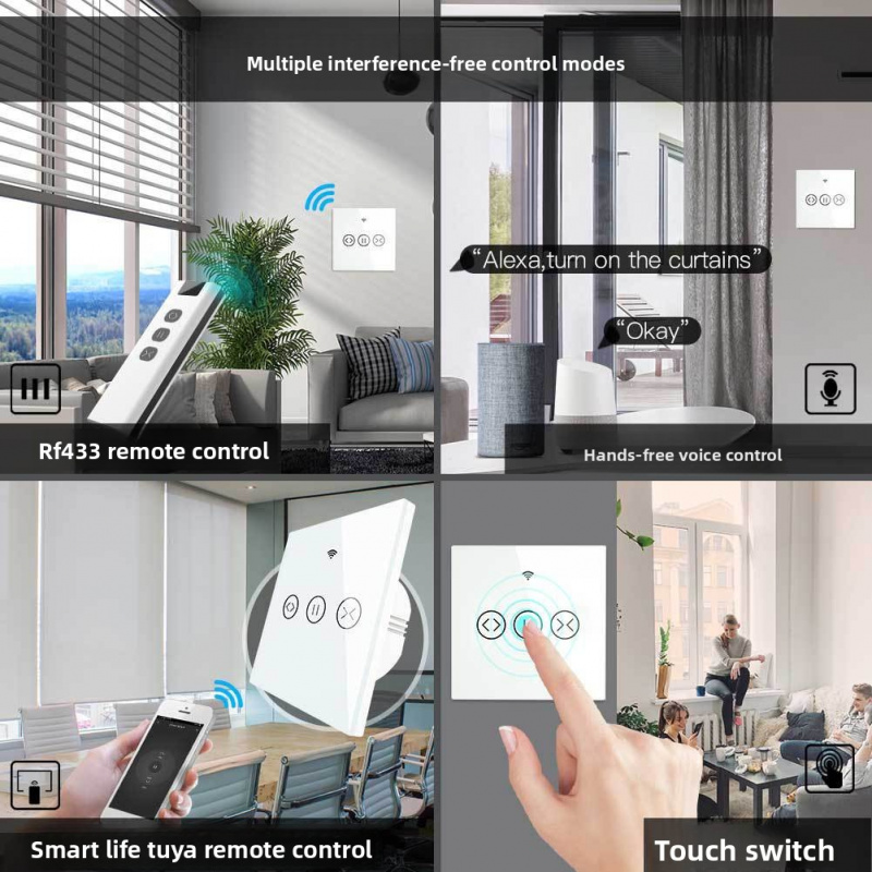 WiFi Curtain Switch - Tuya App - Curtain Motor ulasan dan harga