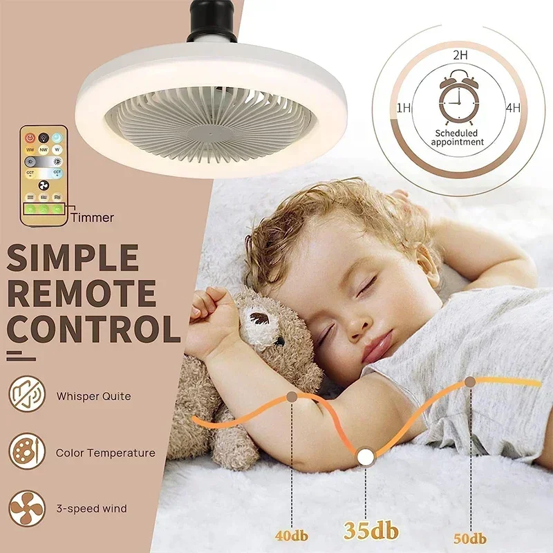 Smart 3-in-1 Ceiling Fan with  - Smart Home Living Room ulasan dan harga