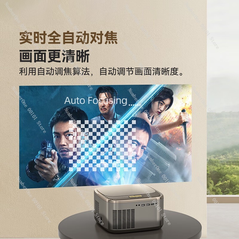 Ultra HD Home Projector 8K Dec - Airbnb Smart Home ulasan dan harga