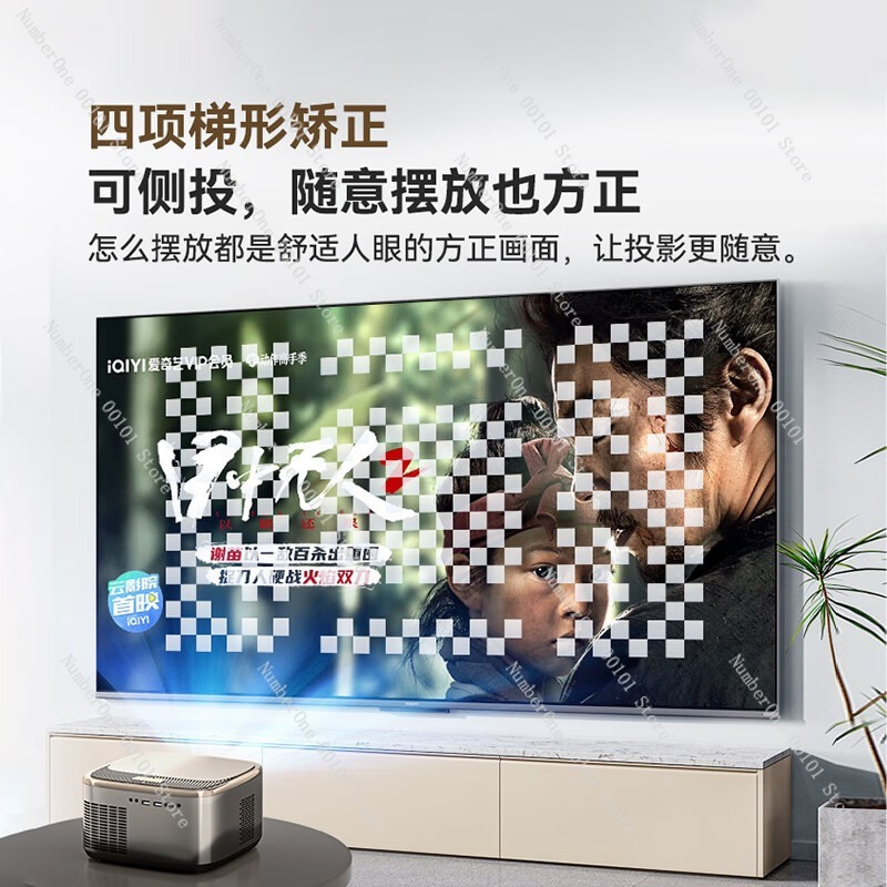 Ultra HD Home Projector 8K Dec - Airbnb Smart Home ulasan dan harga