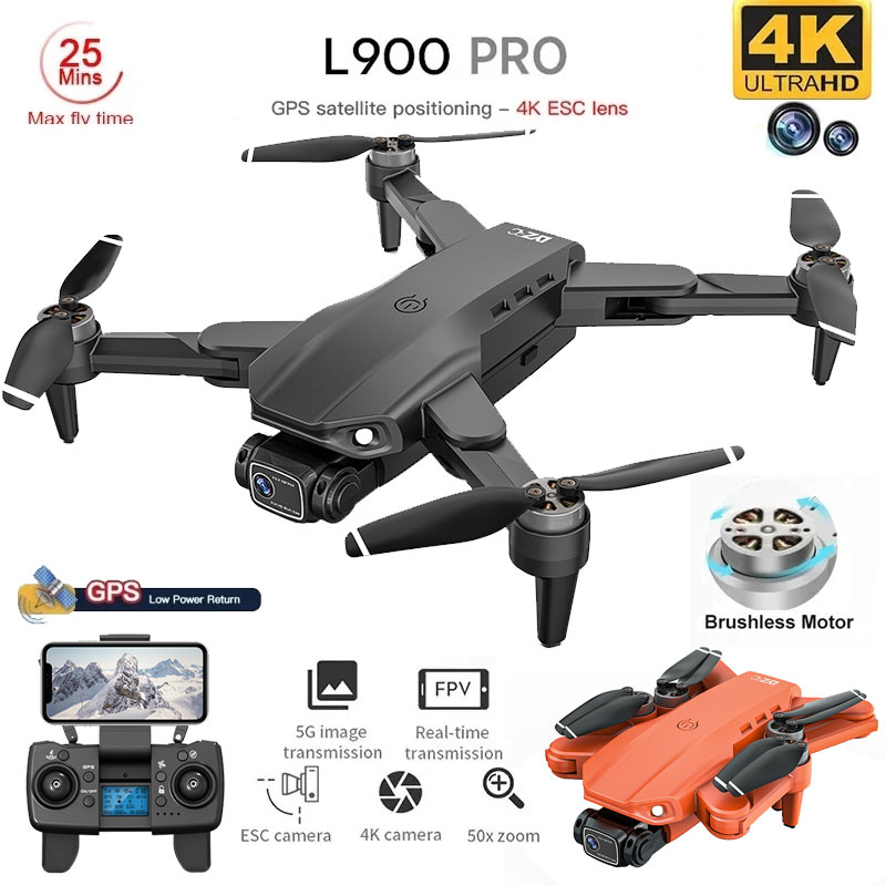 L900 Pro GPS Drone 4K Professi - Smart Home Camera ulasan dan harga