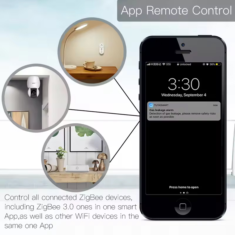 Moes Tuya ZigBee 3.0 Smart Gat - Smart Home Gira ulasan dan harga