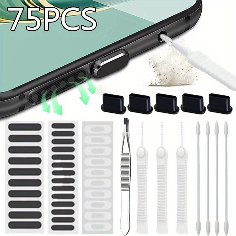 75pcs Phone Charging Port Clea - Smart Home Xiaomi ulasan dan harga