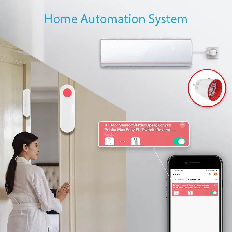 Tuya WiFi Smart Plug Socket EU - Smart Home Nest ulasan dan harga