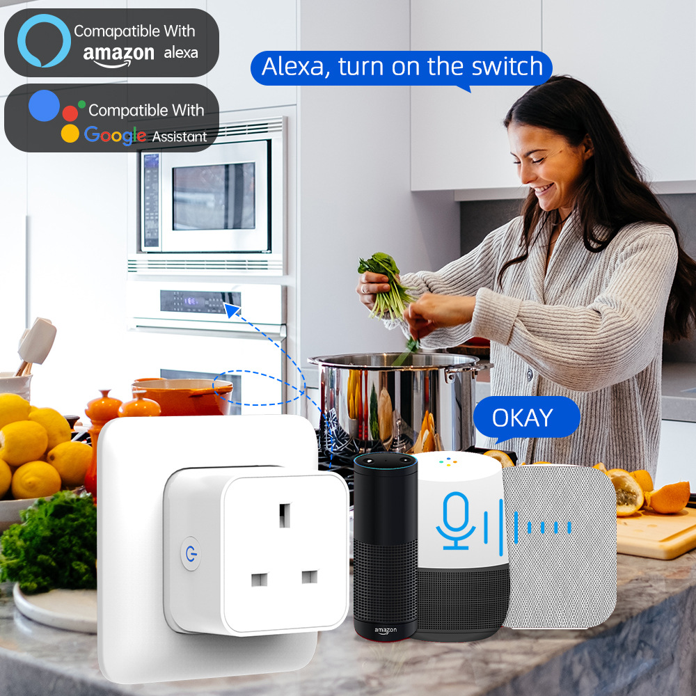 Tuya Smart Socket 16A/20A WiFi - Smart Home Nest ulasan dan harga