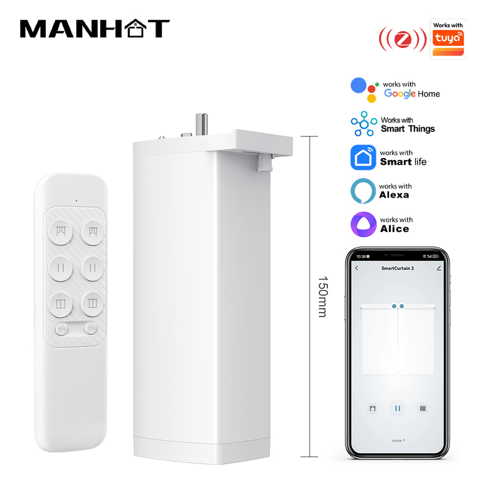 Work With Tuya 155MM 4rd Smart - Curtain Motor ulasan dan harga