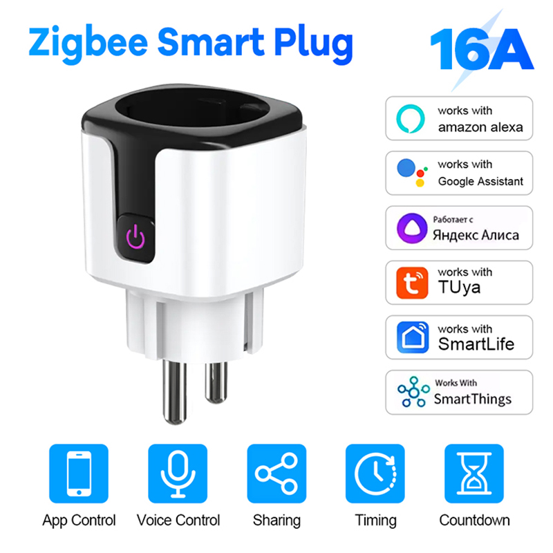 Zigbee Smart Plug 16A 20A EU P - Smart Home Gira ulasan dan harga