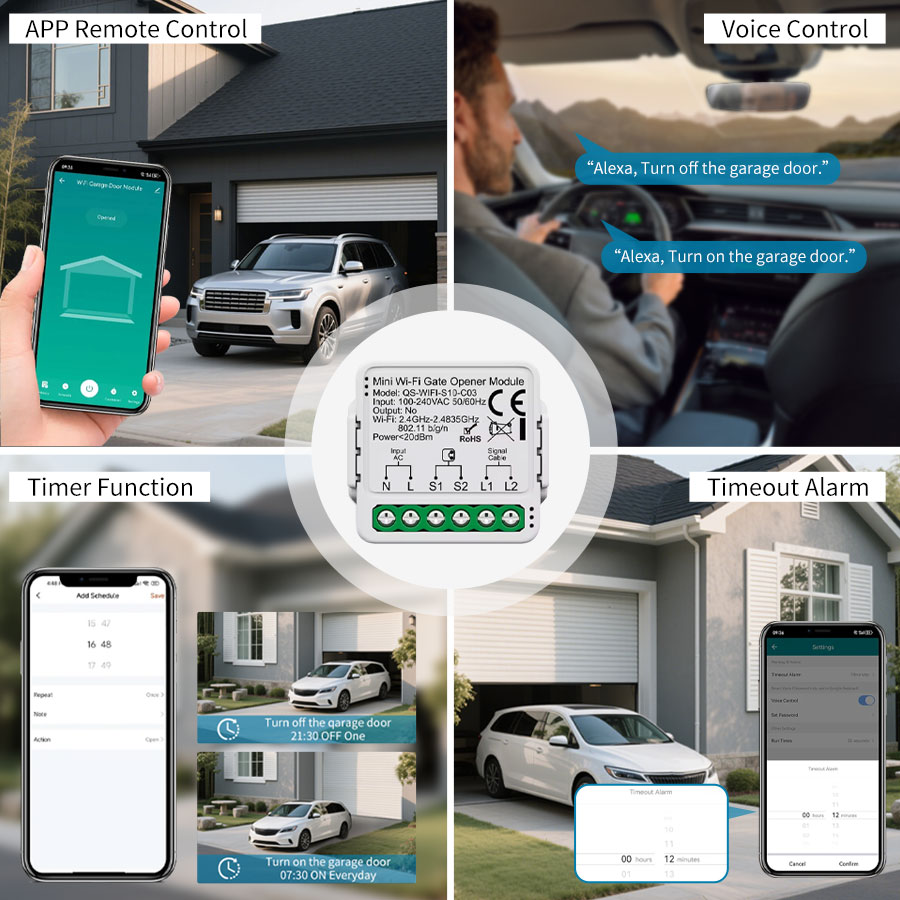 Tuya Smart WiFi or Zigbee Gara - Smart Home Web ulasan dan harga