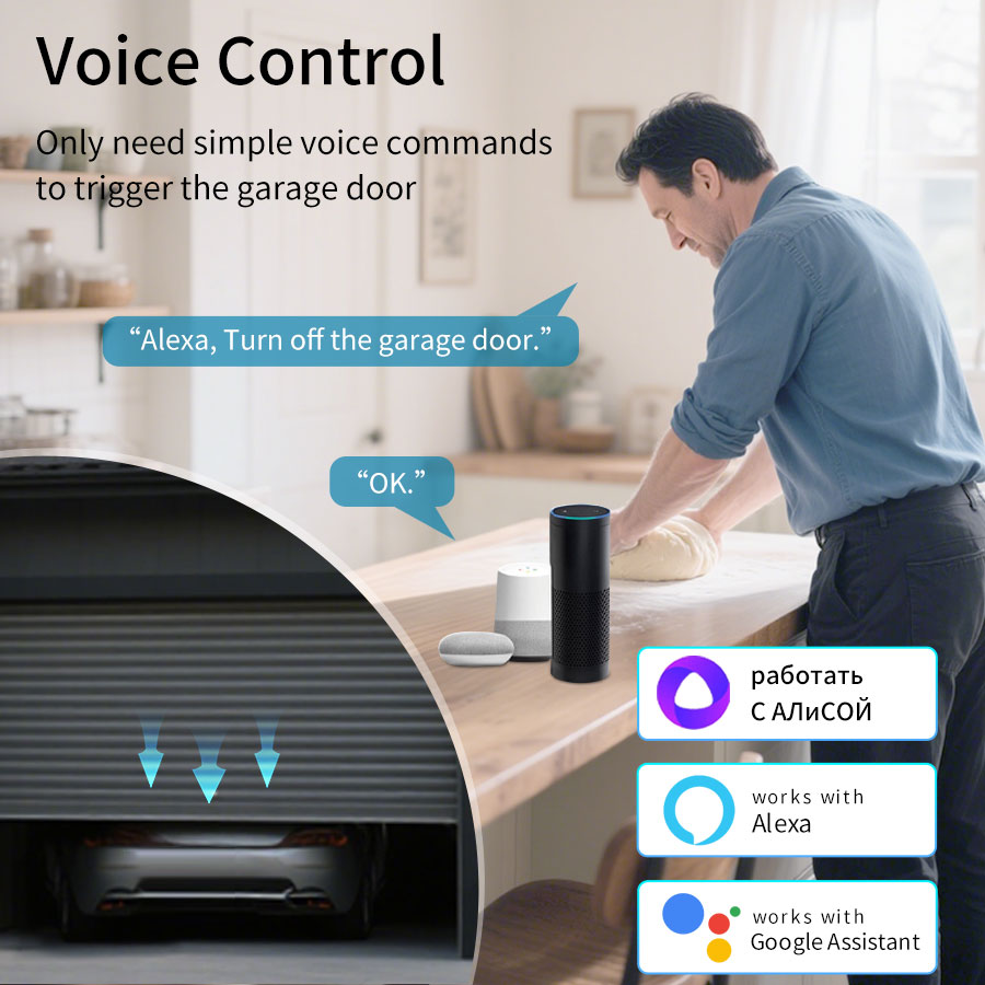 Tuya Smart WiFi or Zigbee Gara - Smart Home Web ulasan dan harga