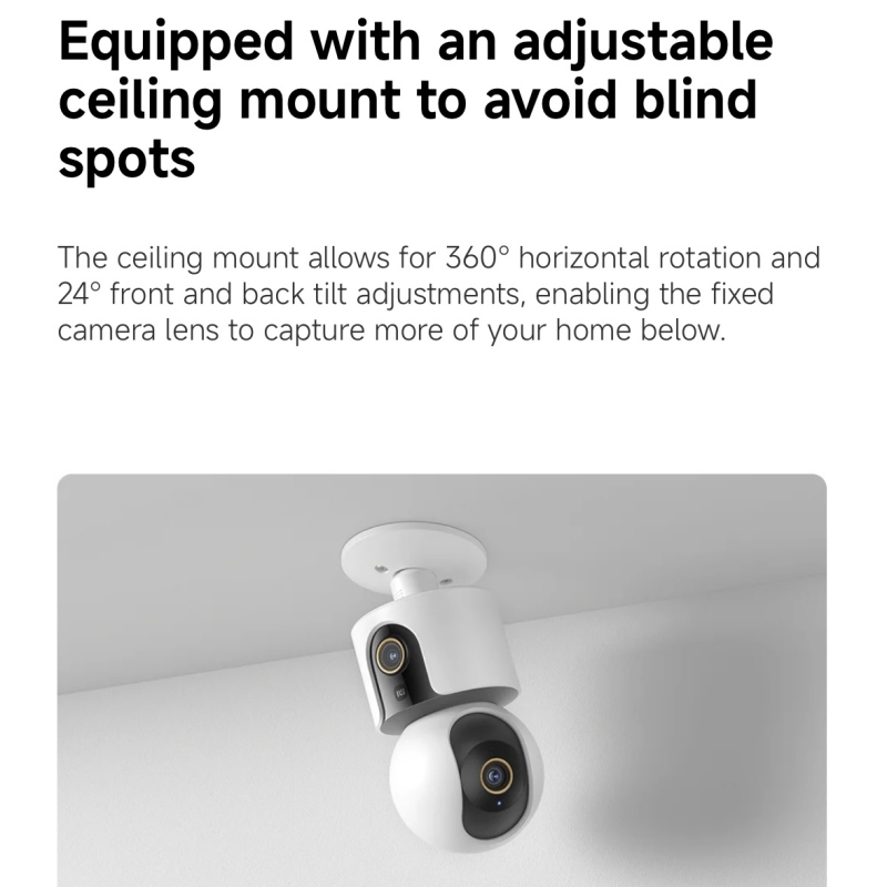 Xiaomi Smart Camera C500 Dual  - Smart Home Future ulasan dan harga