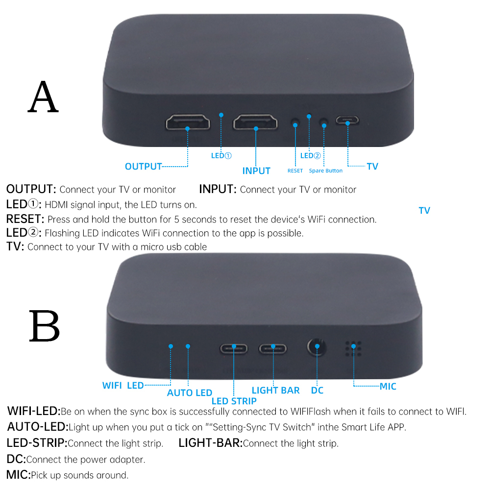 Smart AI Screen Sync Box Ambie - Smart Home Living Room ulasan dan harga