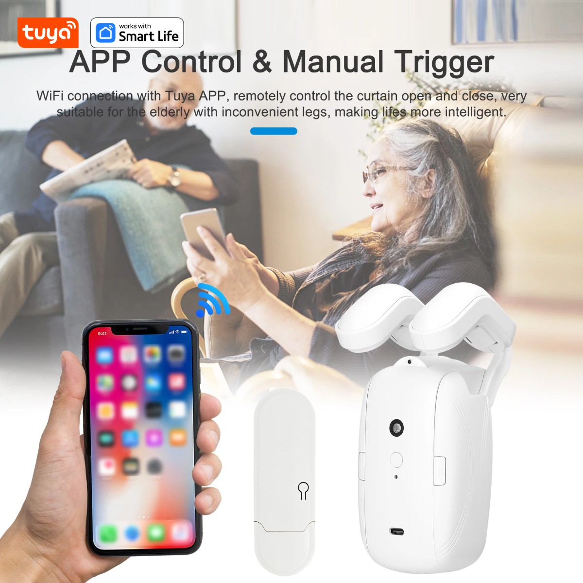 1/2PCS Tuya Smart WiFi Curtain - Smart Home Gira ulasan dan harga