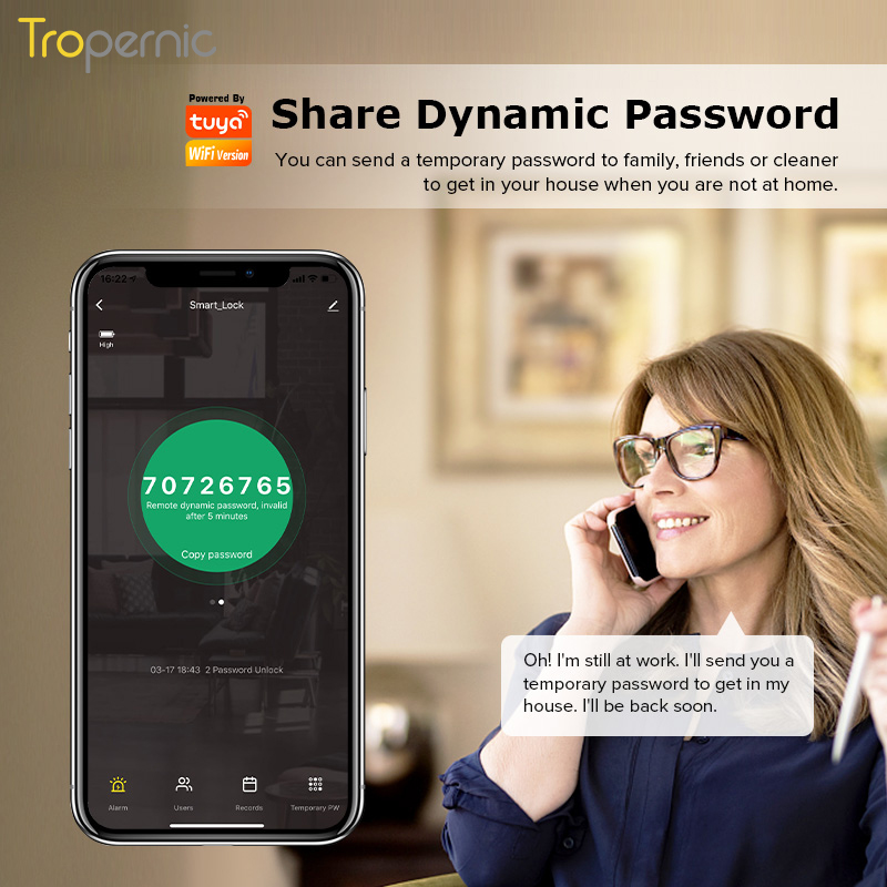Tuya Zigbee Door Locks Biometr - Airbnb Smart Home ulasan dan harga