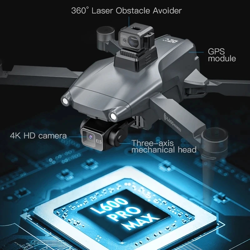 L600 PRO MAX GPS Drone Profess - Smart Home Camera ulasan dan harga