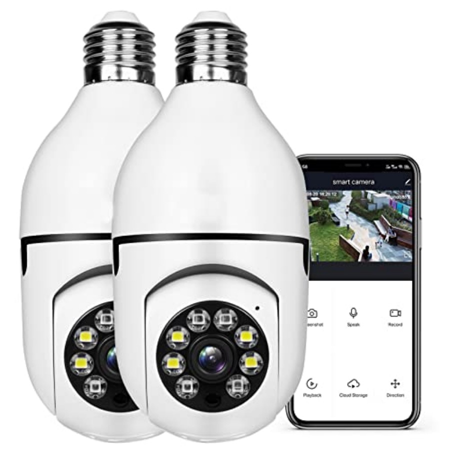 Light Bulb 1080P Security Wire - Smart Home Camera ulasan dan harga