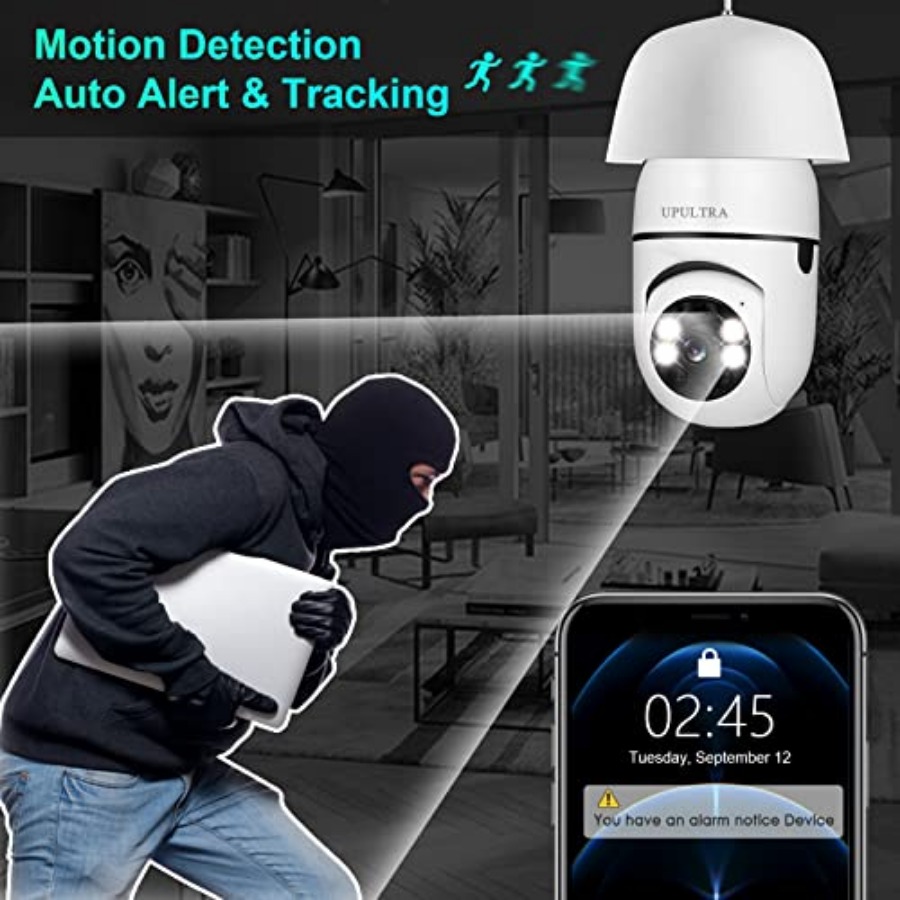 Light Bulb 1080P Security Wire - Smart Home Camera ulasan dan harga