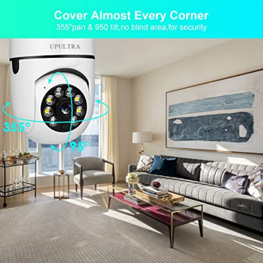 Light Bulb 1080P Security Wire - Smart Home Camera ulasan dan harga
