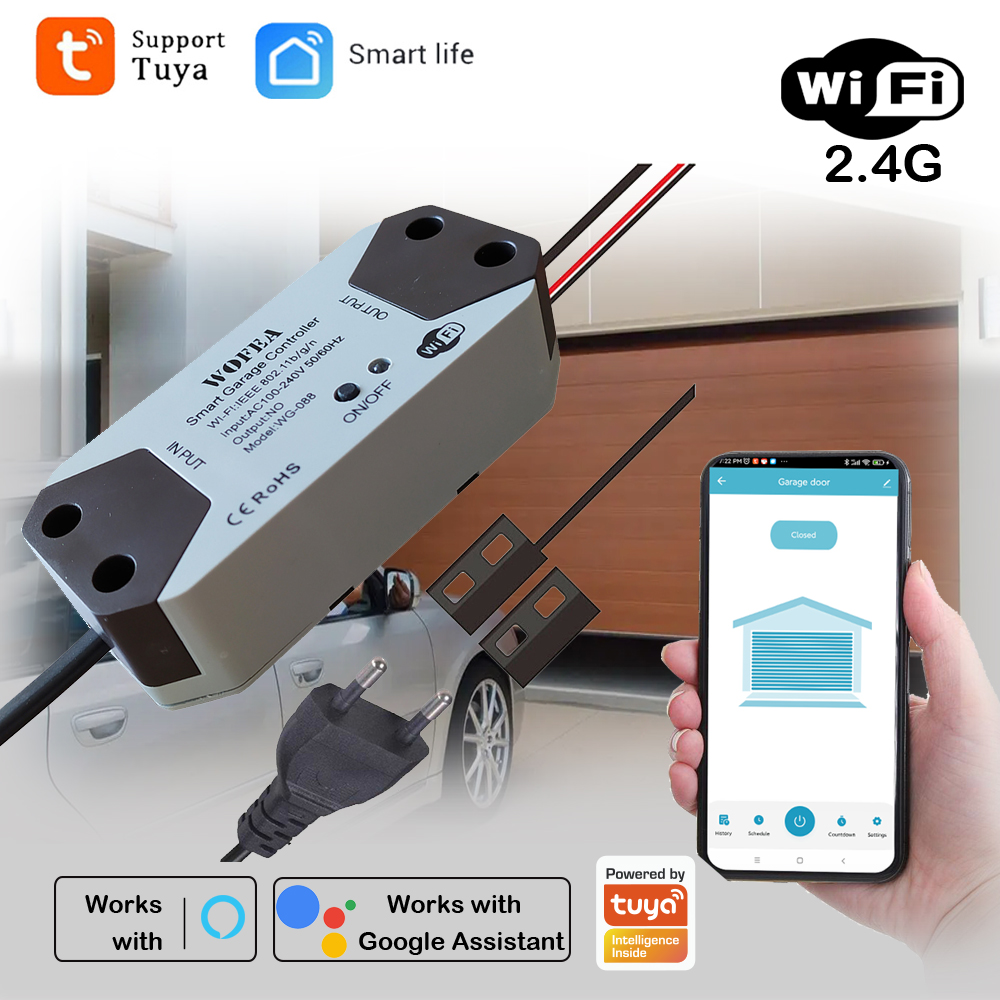 Smart Garage Door Opener Contr - Smart Home Gira ulasan dan harga
