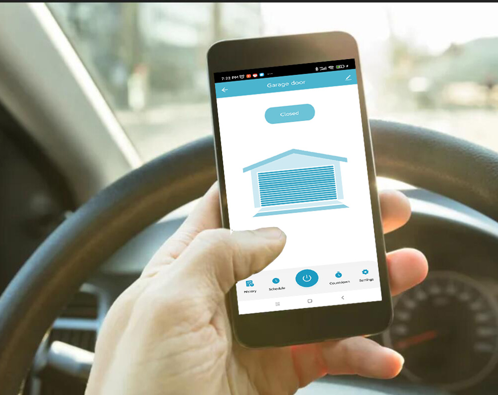 Smart Garage Door Opener Contr - Smart Home Gira ulasan dan harga