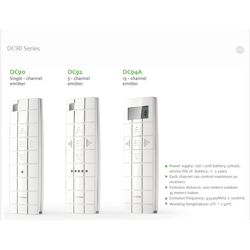 Original Dooya DC92 Remote Con - Curtain Motor ulasan dan harga