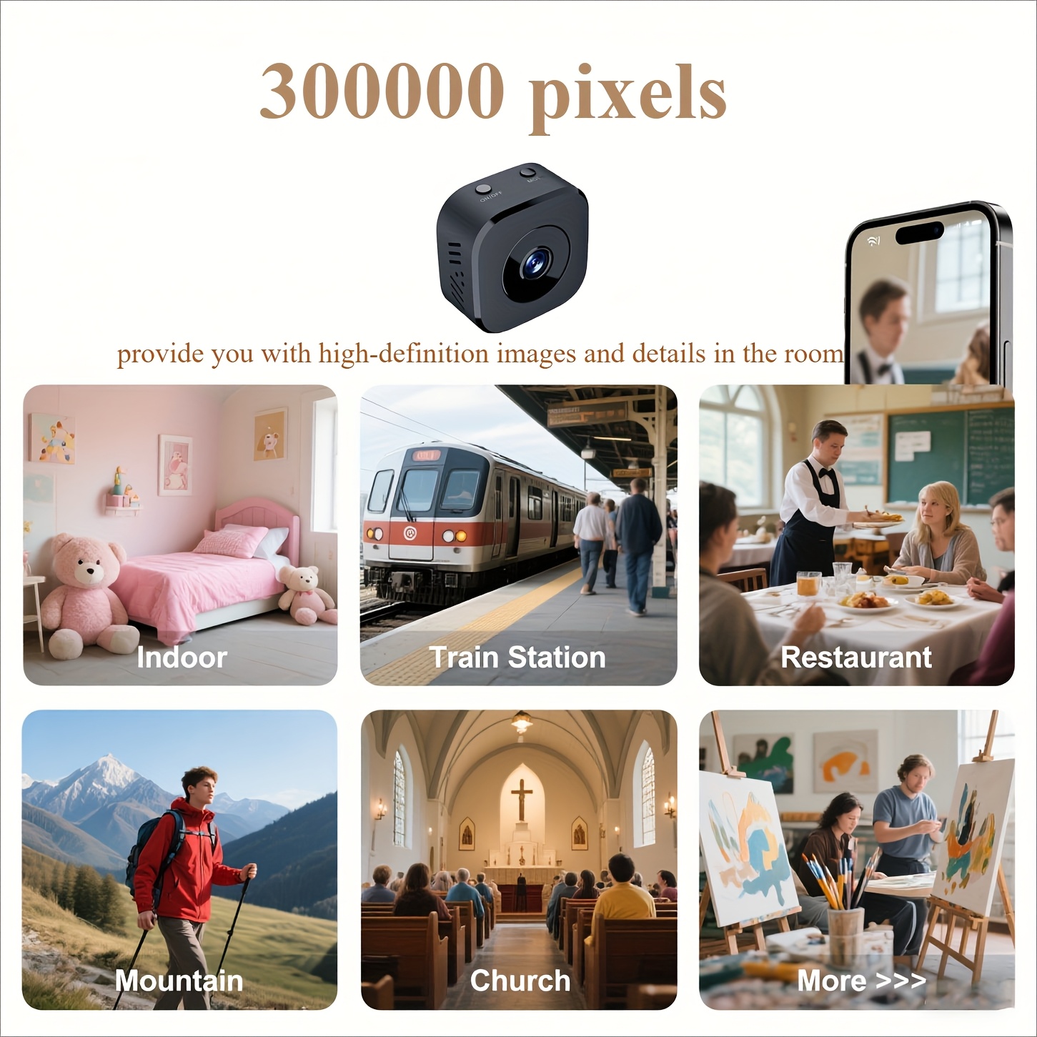 1080P HD Mini WiFi Camera Indo - Smart Home Camera ulasan dan harga