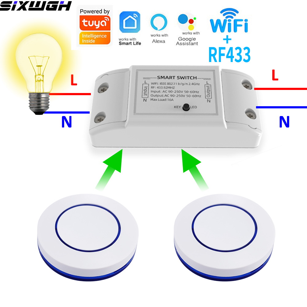 16A WiFi Tuya Smart Switch Wir - Smart Home Web ulasan dan harga