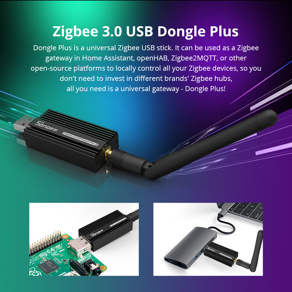 SONOFF Zigbee 3.0 USB Dongle P - Smart Home Gira ulasan dan harga