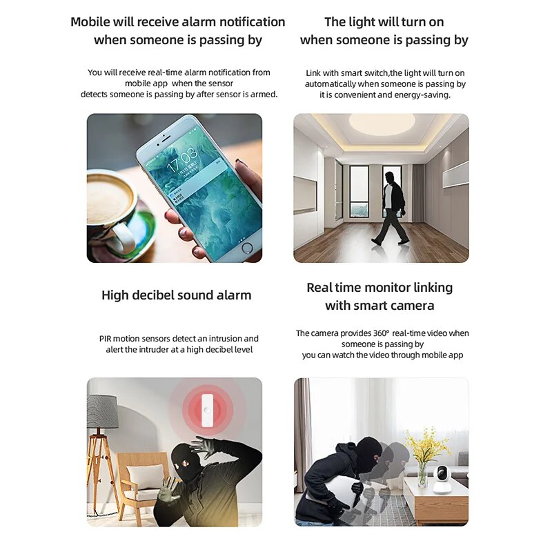 Tuya WiFi Zigbee PIR Motion Se - Smart Home Web ulasan dan harga