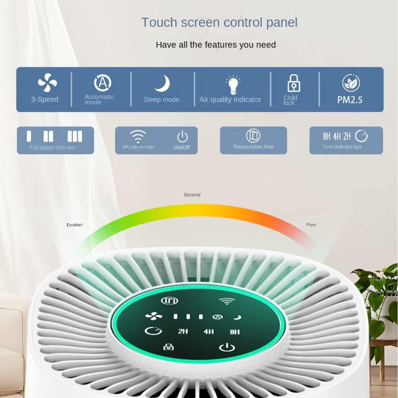 Smart Home Air Purifier with A - Smart Air Purifier ulasan dan harga