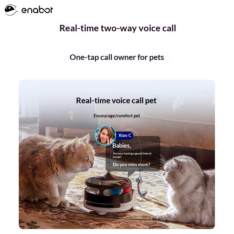Enabot ROLA PetPal Smart Robot - Smart Home Camera ulasan dan harga