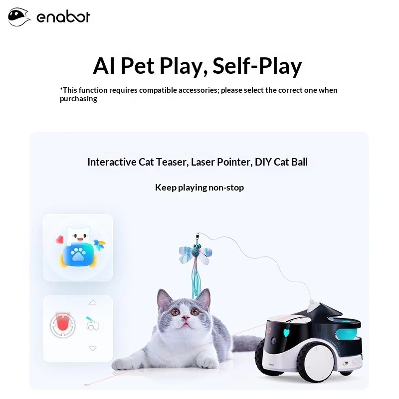 Enabot ROLA PetPal Smart Robot - Smart Home Camera ulasan dan harga