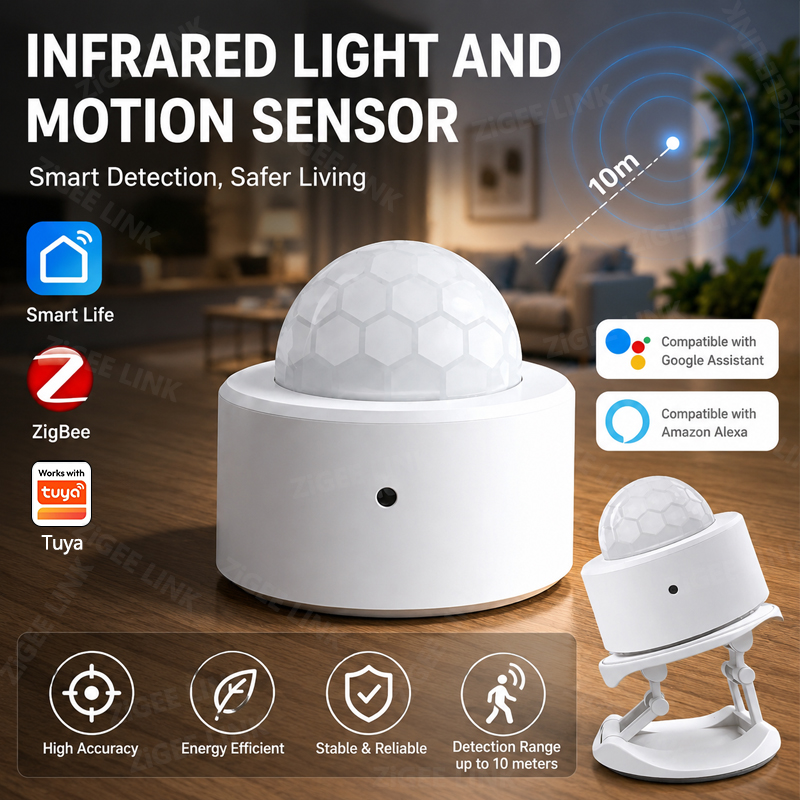 ZigBee 3.0 PIR Motion Sensor W - Smart Home Security ulasan dan harga