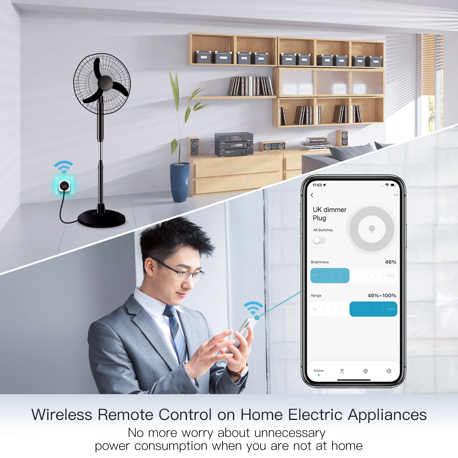 MOES Tuya WiFi Smart Plug Dimm - Smart Home Nest ulasan dan harga