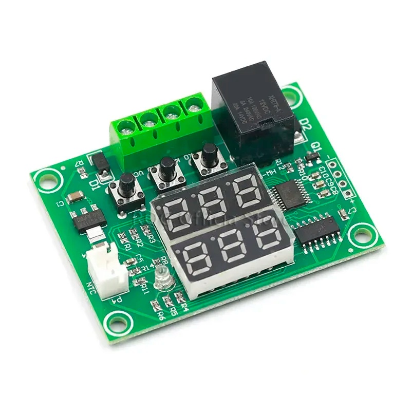 XH-W1219 W1219 DC12V Dual LED  - Temperature Sensor ulasan dan harga